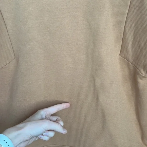 Madewell Loungewear Rust Cowlneck Sweatshirt, NWOT - Picture 5 of 7